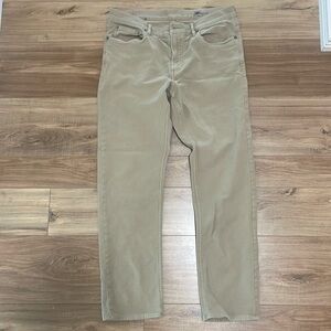 Faherty 5 pocket stretch terry pants (khaki color)